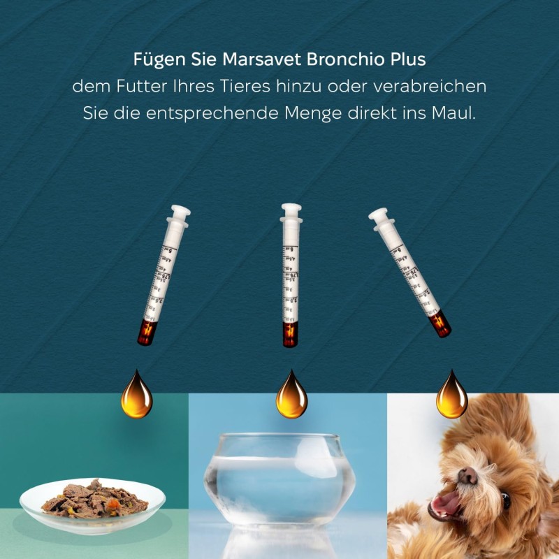 Marsavet Bronchio Plus Drops – Respiratory Support – with cat