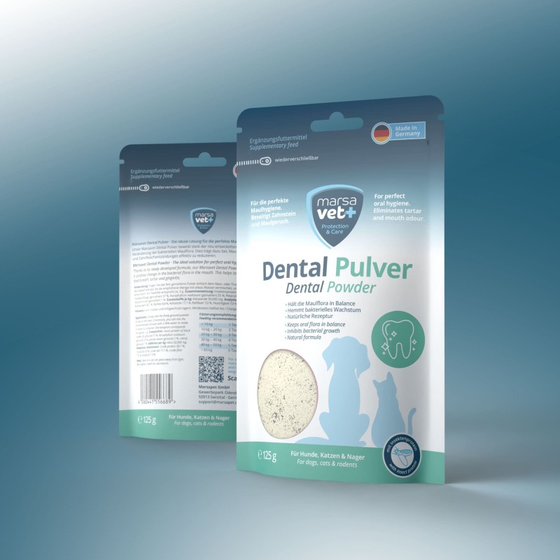 Marsavet Dental Powder – Natural Dental Care 125 g – product close-up