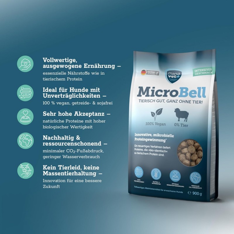Marsavet MicroBell – Vegan Dog Food 900 g – image 4