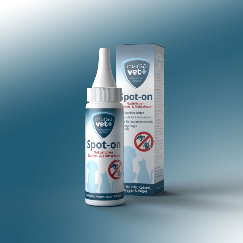 Marsavet Spot-on – Tick & Flea Protection 50 ml – product close-up