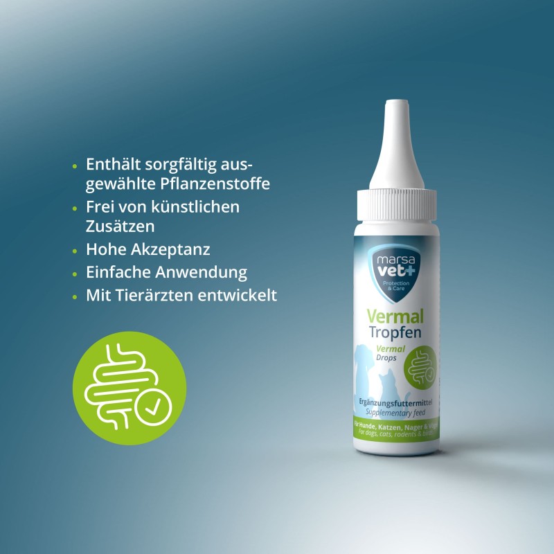 Marsavet Vermal Drops – After Worm Infestation 50 ml