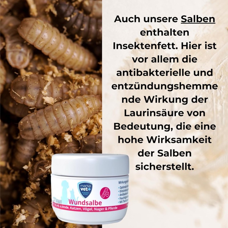 Marsavet wondzalf – wondgenezing huisdieren 30 ml – insect fat